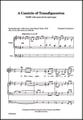 A Canticle of Transfiguration SATB choral sheet music cover